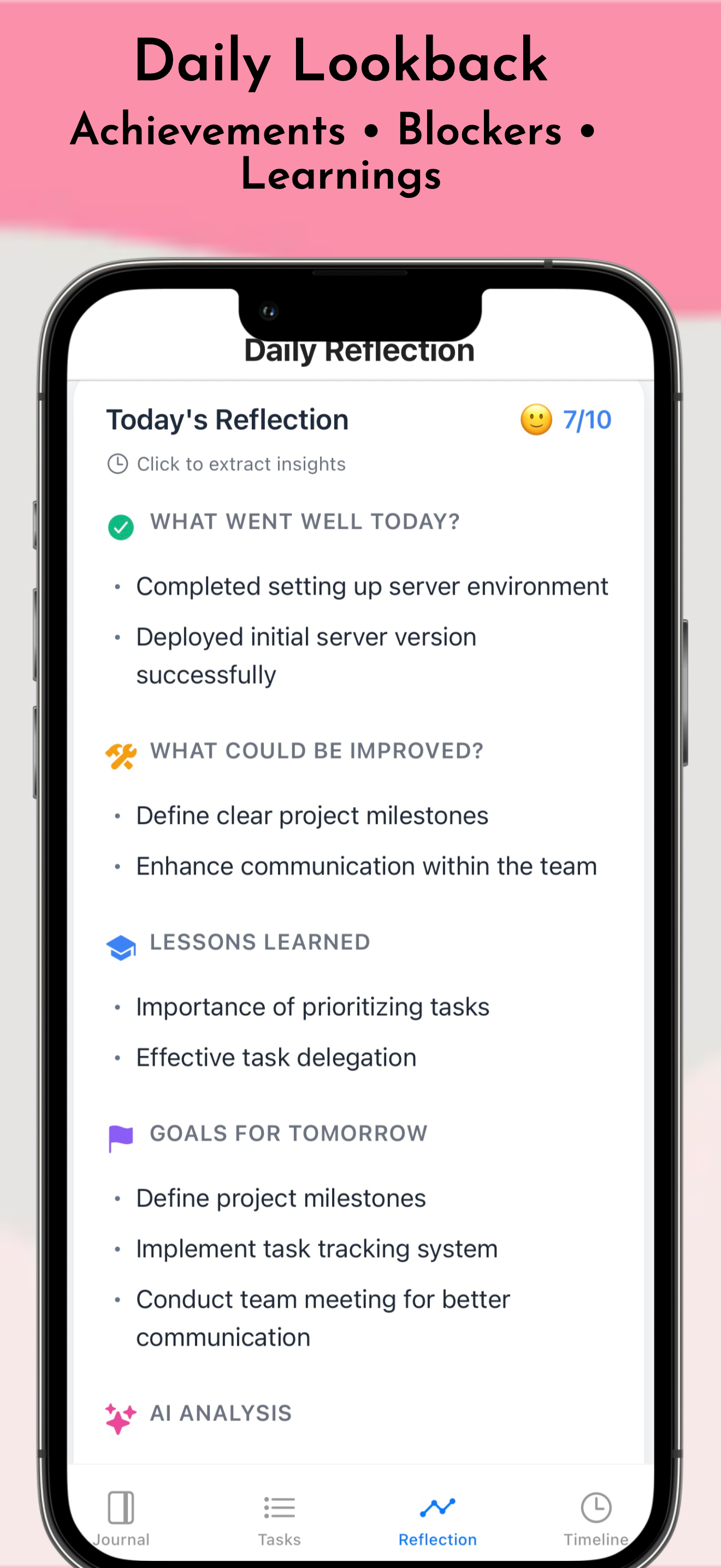 Startup Journal: AI Planner