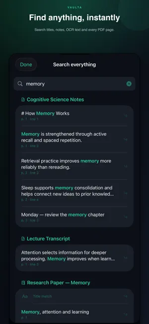 Vaulta PDF & Study AI screenshot 2