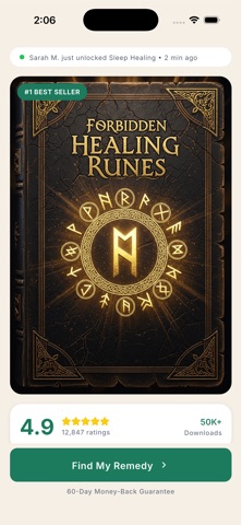 Healing Runes - Wellness App screenshot