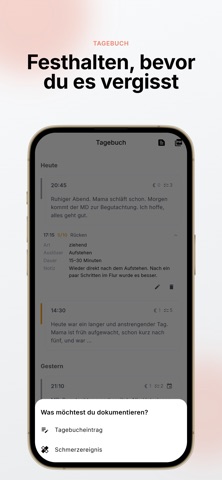 MeinPflegetagebuch Screenshot 2 of 8