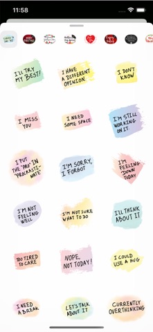 Stickers for the Tongue-Tied screenshot