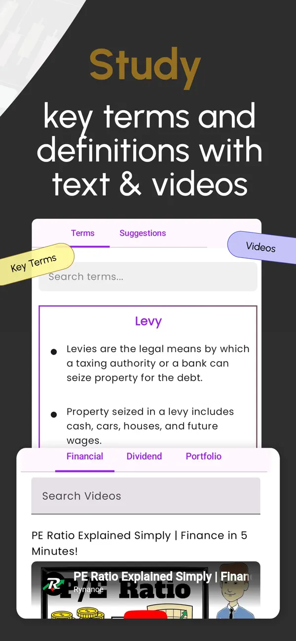 SmartInvestors iOS app screenshot showing feature 1