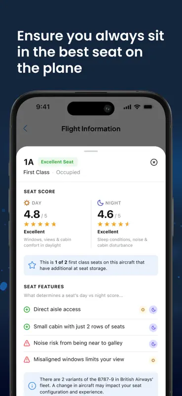 Planepoints - Live Seat Maps screenshot 3 of 9