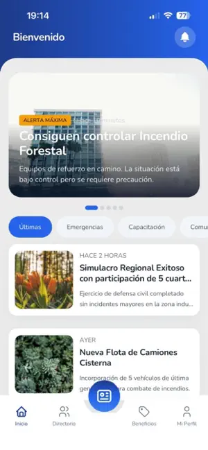 Bomberos RA iPhone screenshot 2