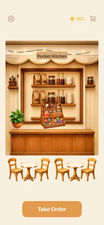 Pocket Kitchen: Cozy Cafe screenshot 1