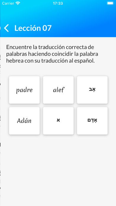 Hebreo de la Biblia iPhone screenshot 7 - Education app