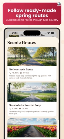 Tulip Trip Planner screenshot
