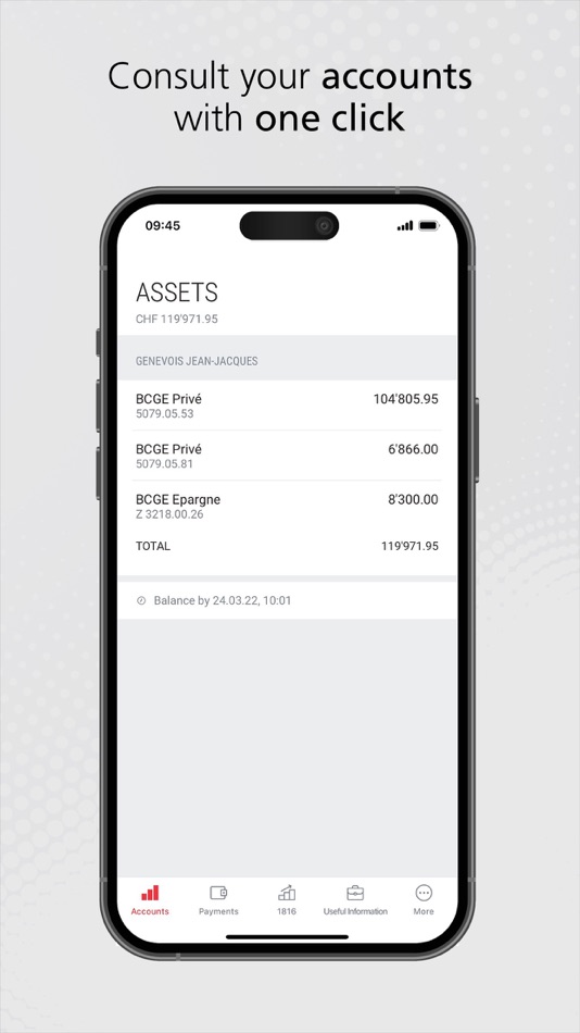 #3. BCGE Mobile Netbanking (iOS) Podle: Banque Cantonale de Genève