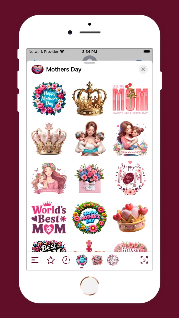 Mothers Day Pure Floral Wraps