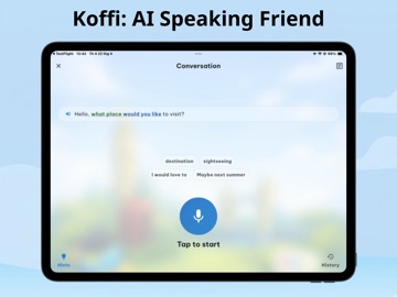 Koffi Talk: AI Speaking Friend iPad screenshot