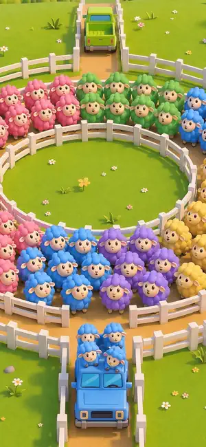 Sheep Saga - Farm Traffic 3D screenshot 2