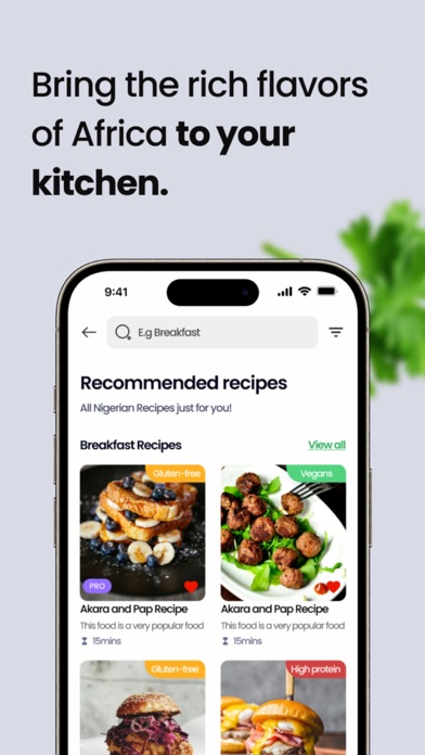 Livio Food Screenshot