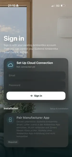 AirPilot Home screenshot 2