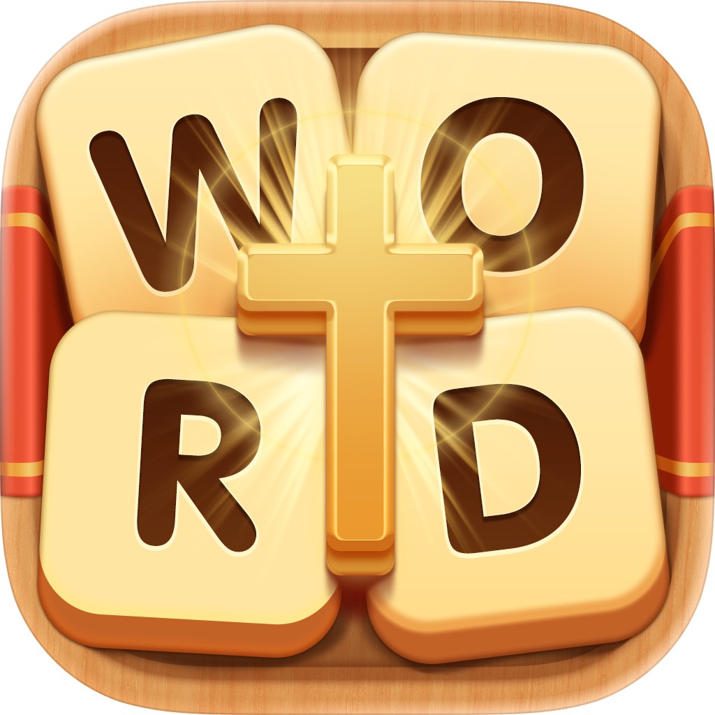 Apple App Store cover for Bible Word Connect Game