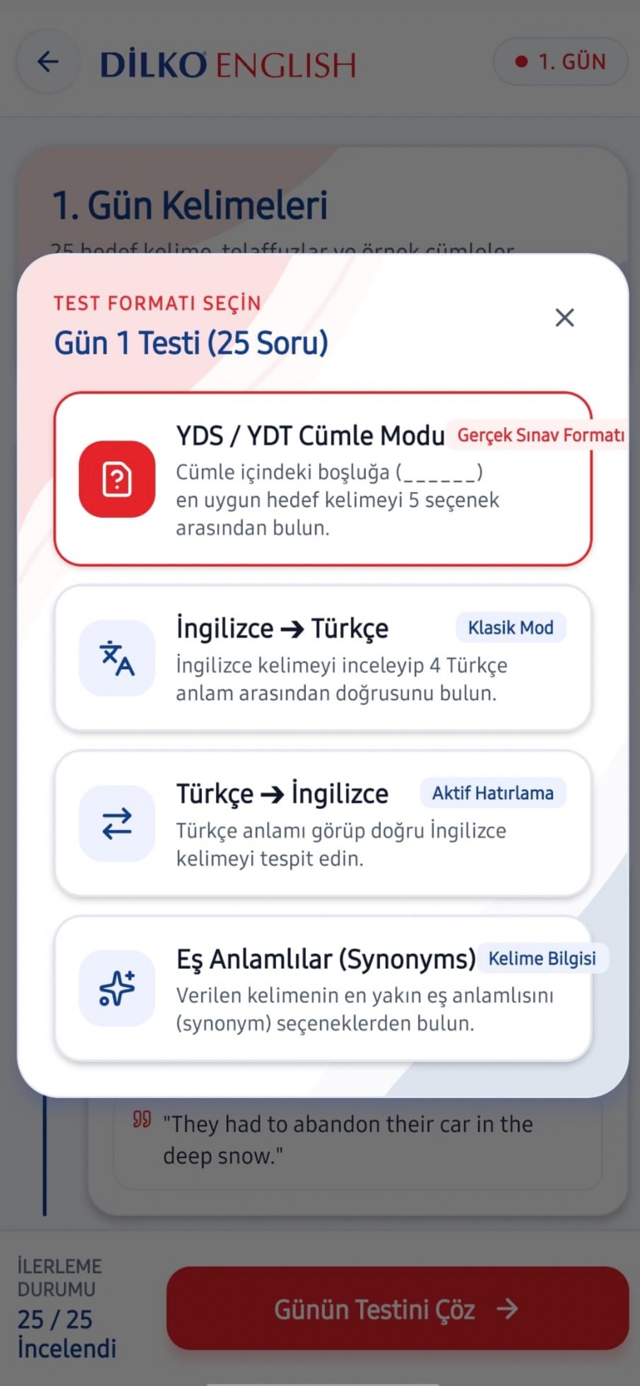 Screenshot 6 of DILKO English Kelime Kampı