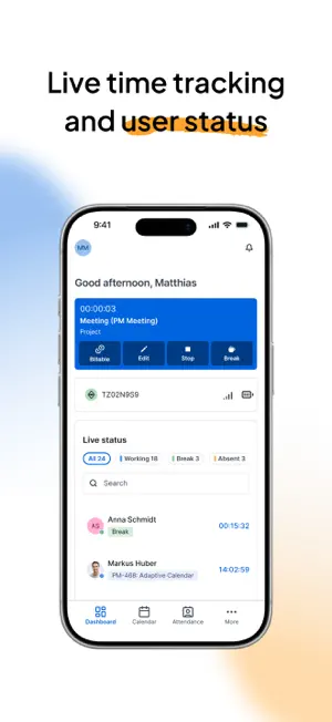 TimeTac screenshot 1