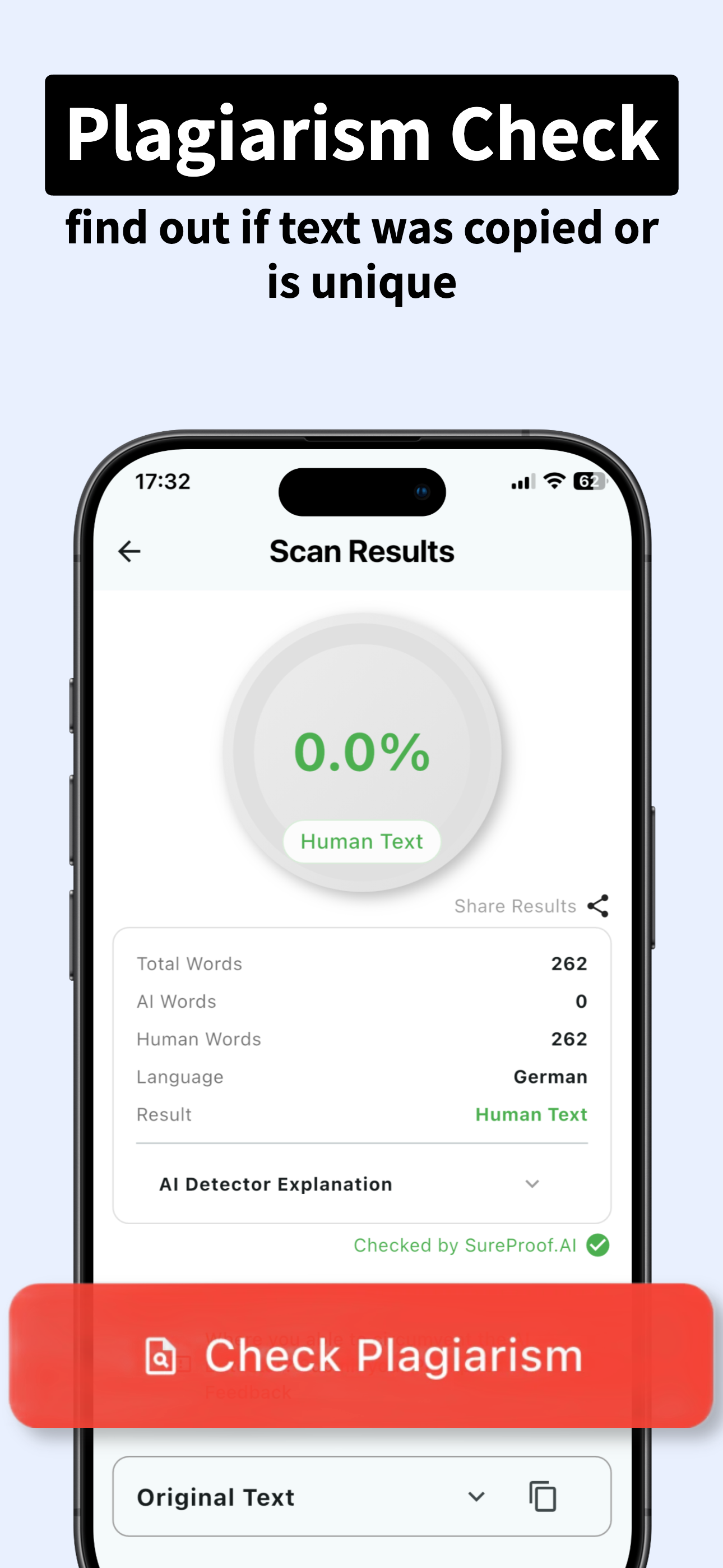 SureProof: AI Detector screenshot 5