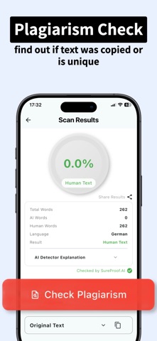 SureProof: AI Detector screenshot