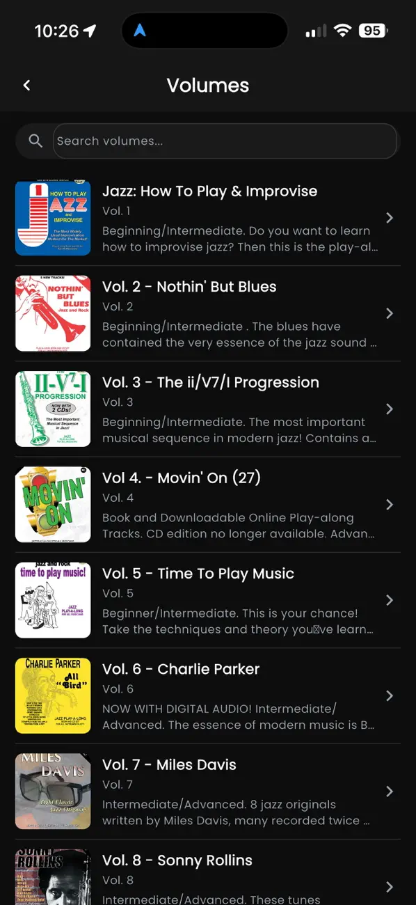 Screenshot #2 pour Jazzbooks Streaming