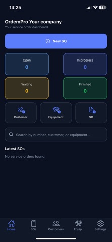 ServiceOrder Pro Screenshot 1 of 6