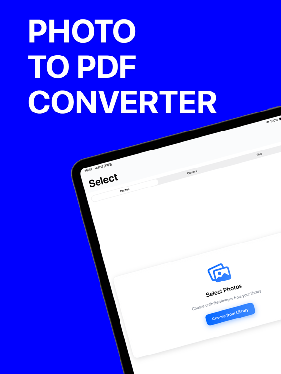 Photo To PDF | JPEG Converter iPad screenshot