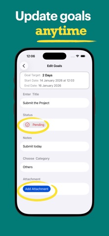 Goal Progress: Daily Tracker Screenshot 7 of 10