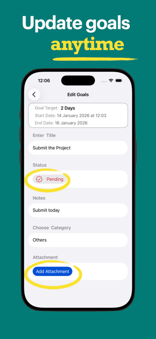 Goal Progress: Daily Tracker Screenshot 7 of 10