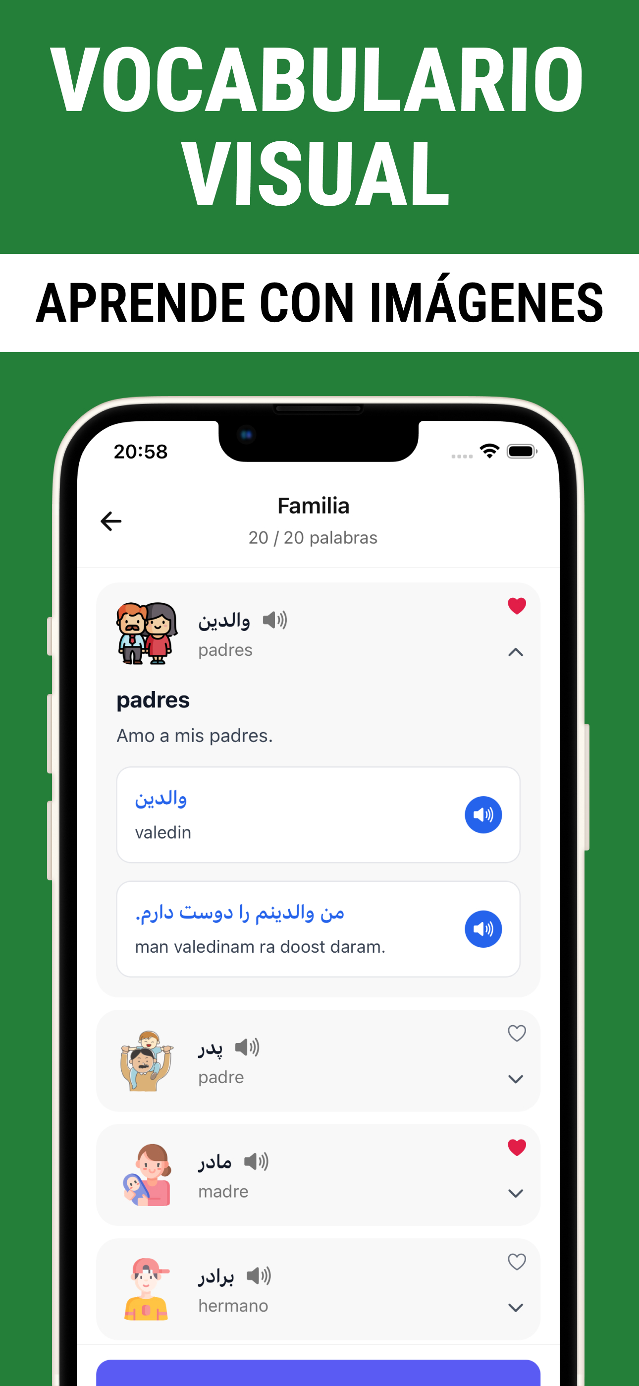 Aprender persa farsi fácil screenshot 3