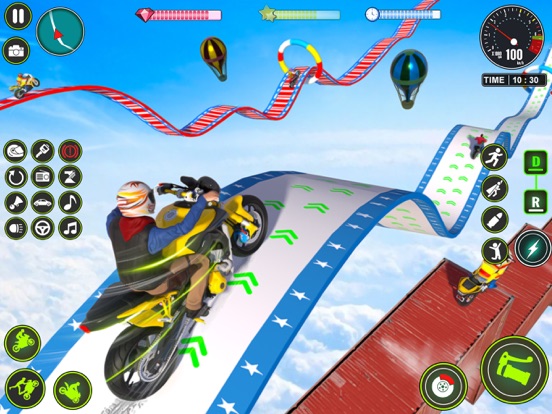 Mega Ramp Bike Stunt Games iPad screenshot 7 - Games app