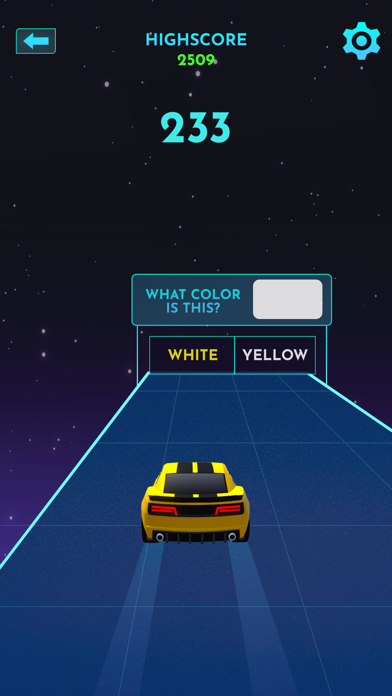 Color Car Driving Challenge Screenshot