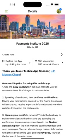 Nacha Events Screenshot 1 of 7