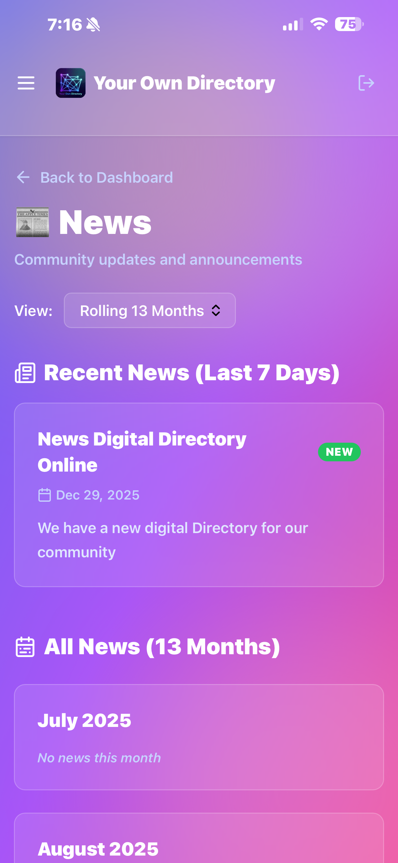 Your Own Directory screenshot 5