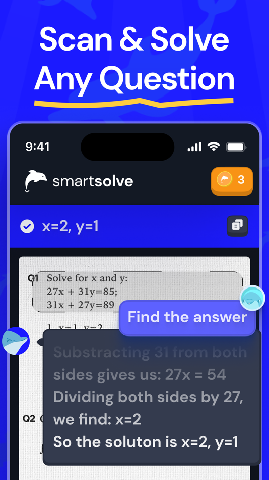 #1. SmartSolve: Tutor & Math Help (iOS) 由: SmartSolve
