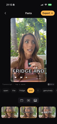 Sound Off Captions iPhone screenshot