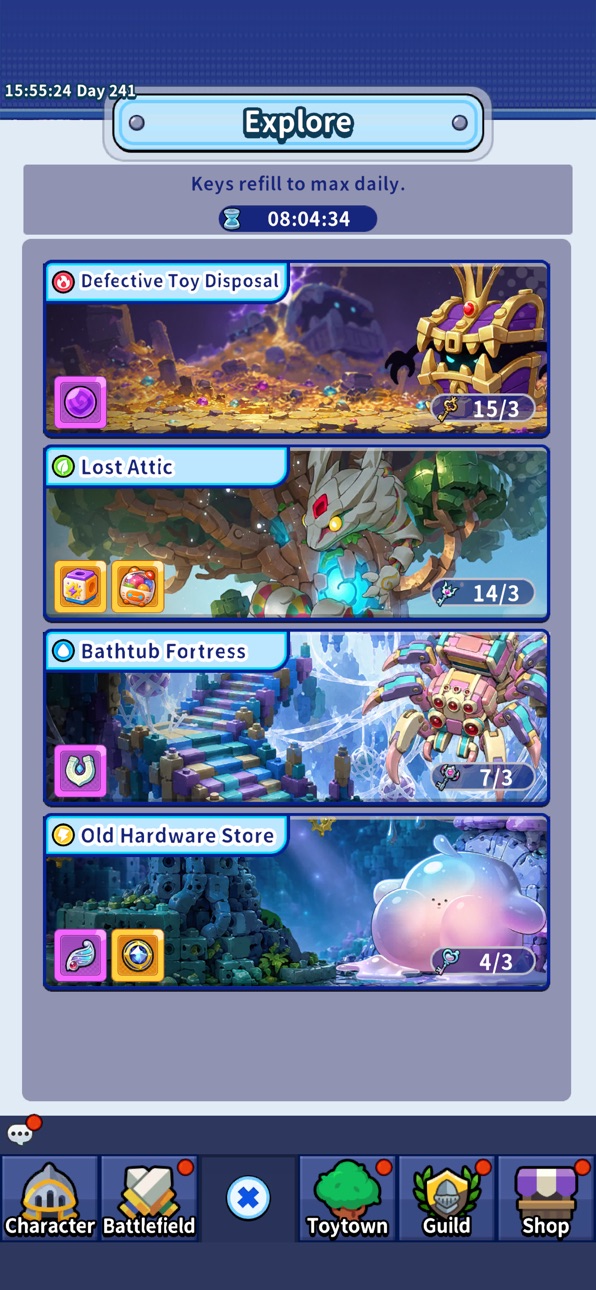 Keyring Knights iOS Mod IPA screenshot 5 - iOS game interface