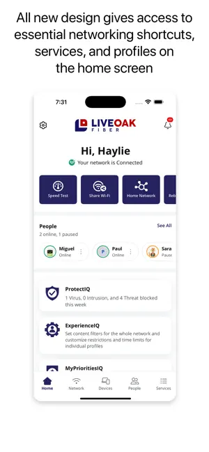 LiveOak Fiber screenshot 2