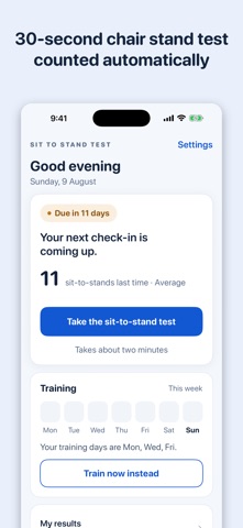 Sit to Stand: Longevity Test screenshot