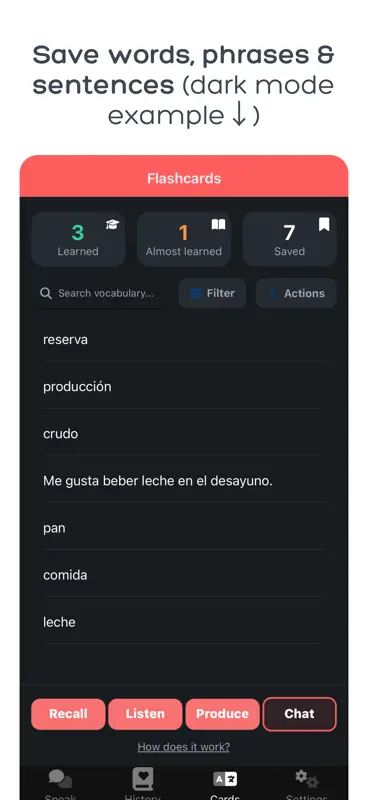 Langua: AI language learning screenshot 6 of 7