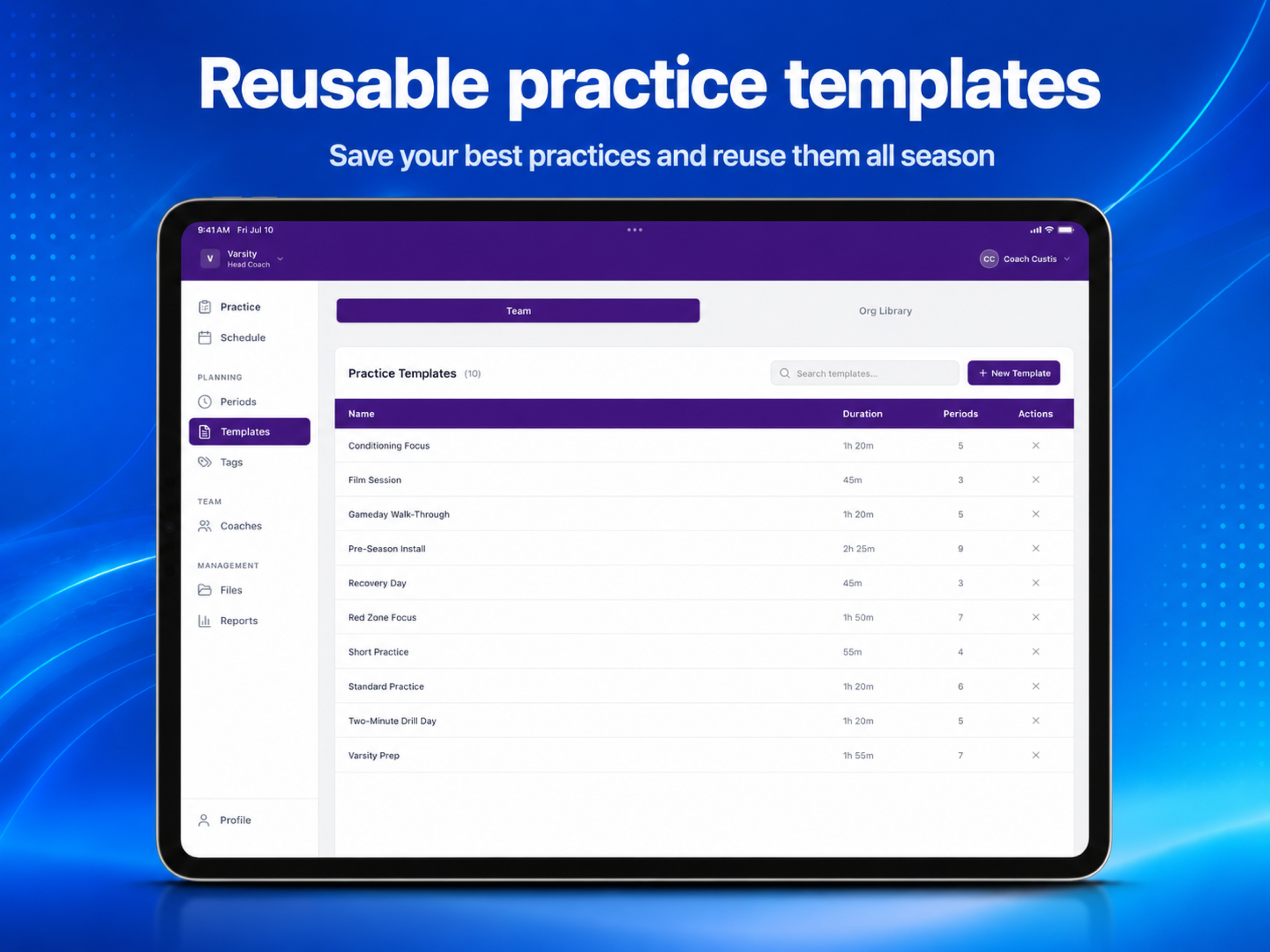 Practice Plan App screenshot 8