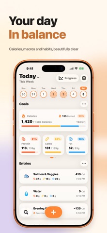 Zaad - AI Calorie Tracker iPhone screenshot 1