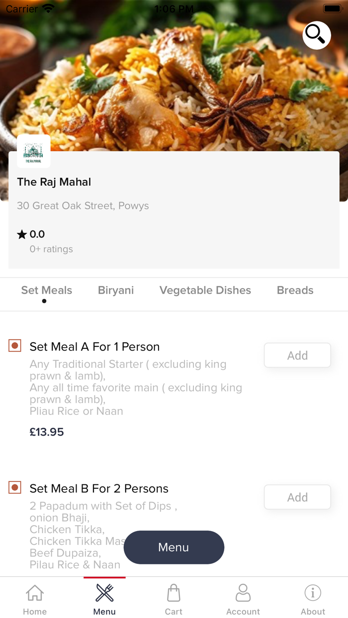 The Raj Mahal Online