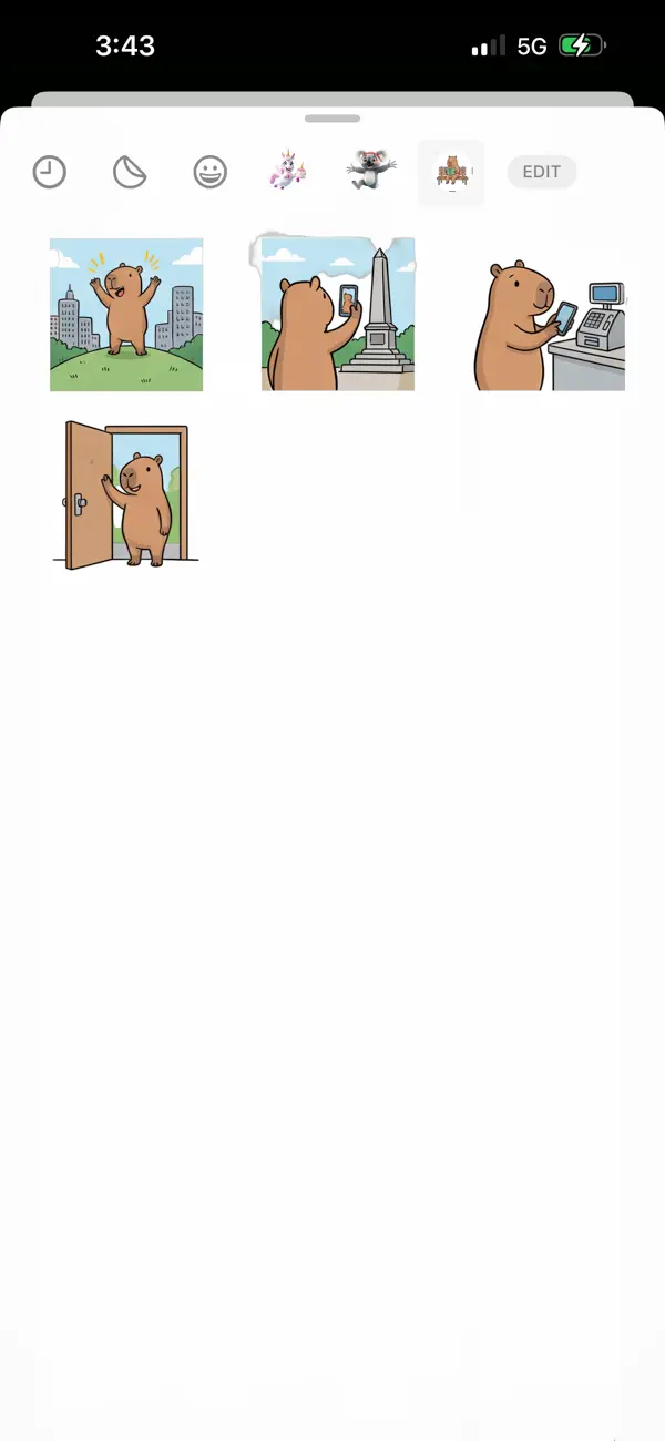 Screenshot #3 pour Daily Moments Stickers