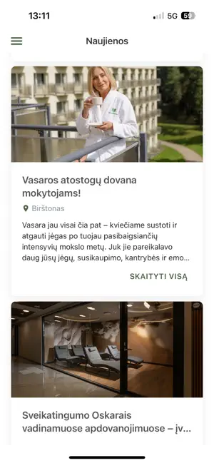 Eglės sanatorija screenshot 2