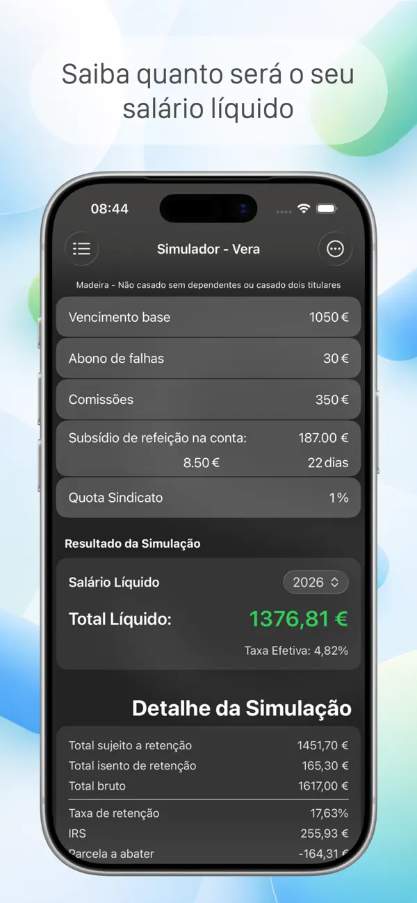 Screenshot #1 pour Salário Líquido