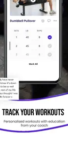 Transform Coaching Fitness App screenshot #6 for iPhone
