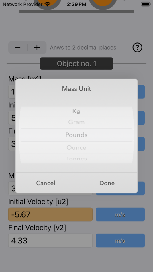#4. Conservation of Momentum Calc (iOS) 由: Nitrio