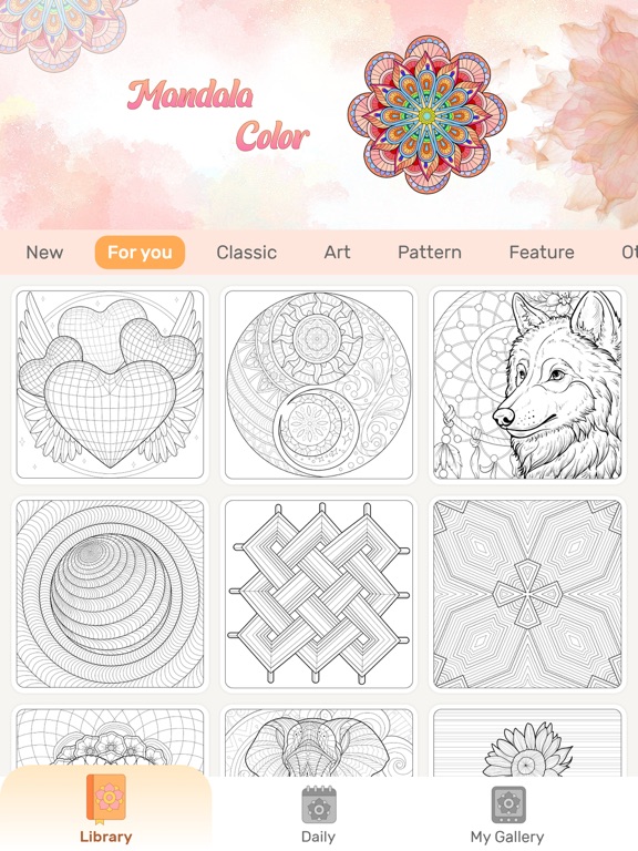 Mandala Coloring Book Gameのおすすめ画像6