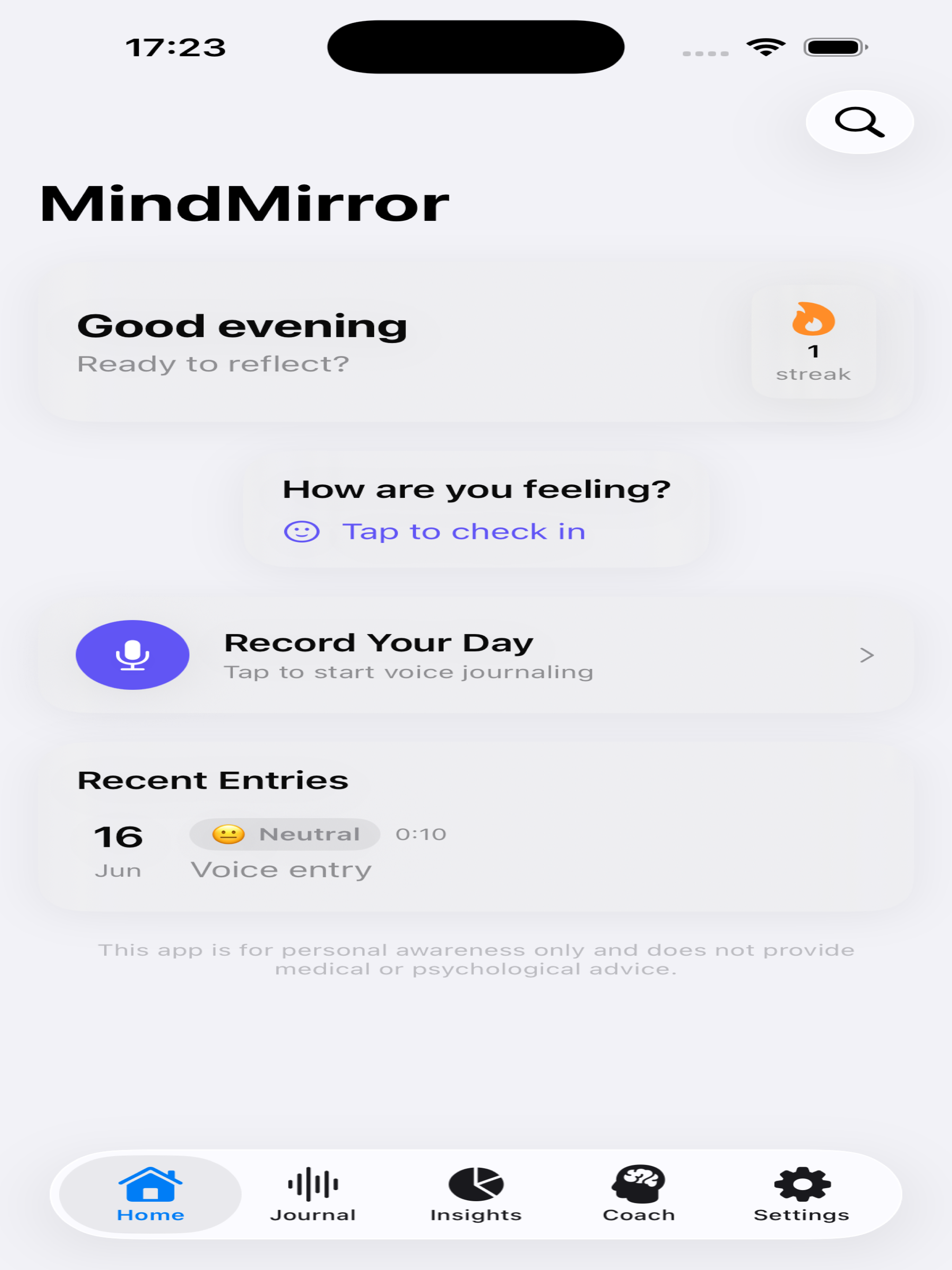 MindMirror: Voice Journal screenshot 6