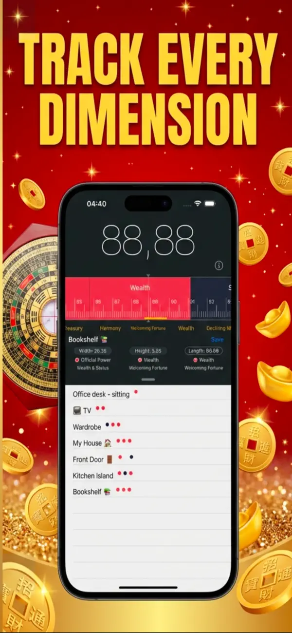 Screenshot #2 pour Feng Shui Ruler Pro