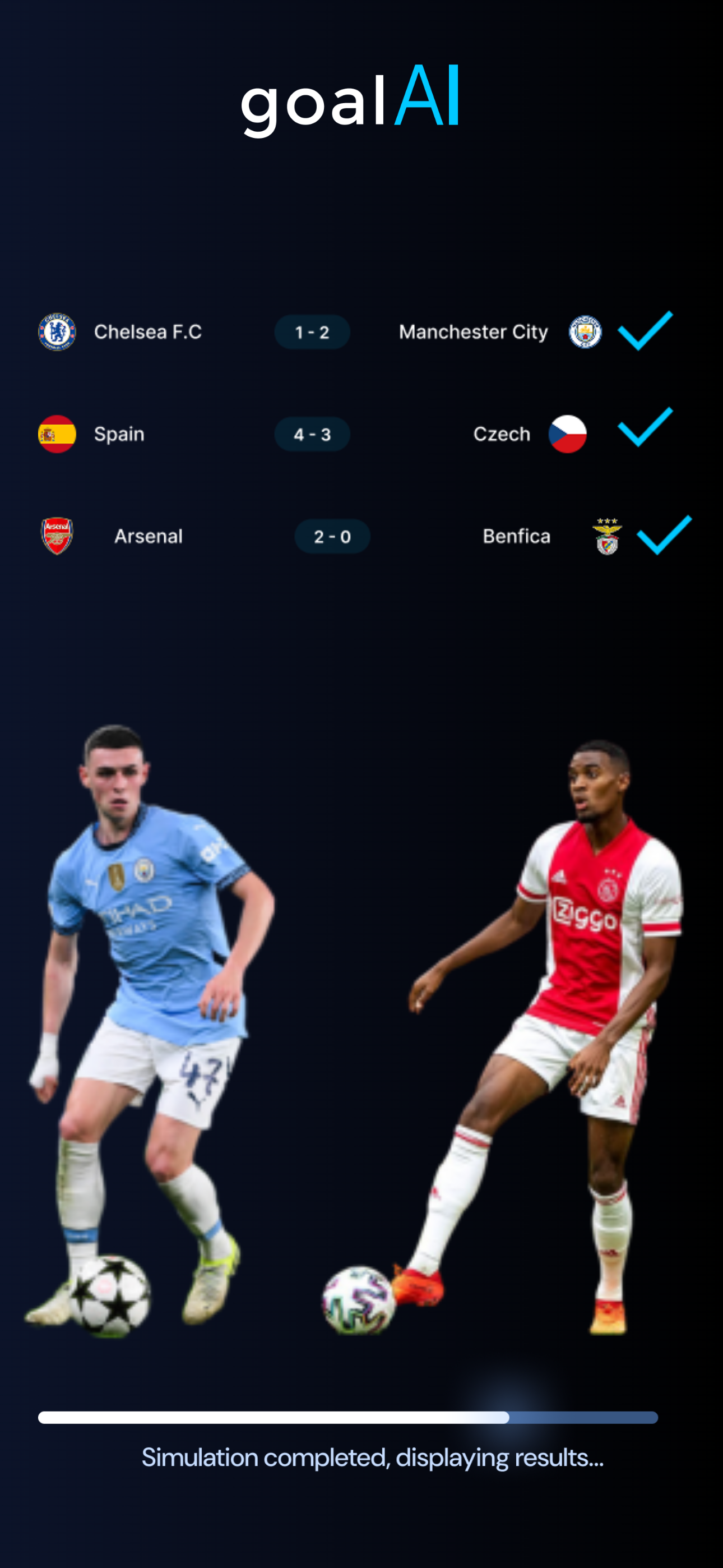 Soccer Betting Tips - goalAI